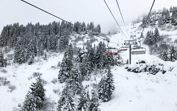 En vacances à Champéry en hiver